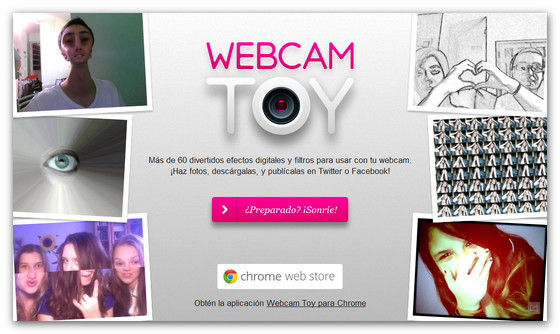 webcam toy Webcam Toy, toma fotos y añade efectos desde tu Chrome