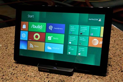 tablet windows 8 Presentación del Windows 8 [CES 2012]