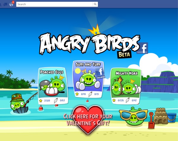 angry birds facebook Ya puedes jugar Angry Birds en Facebook!